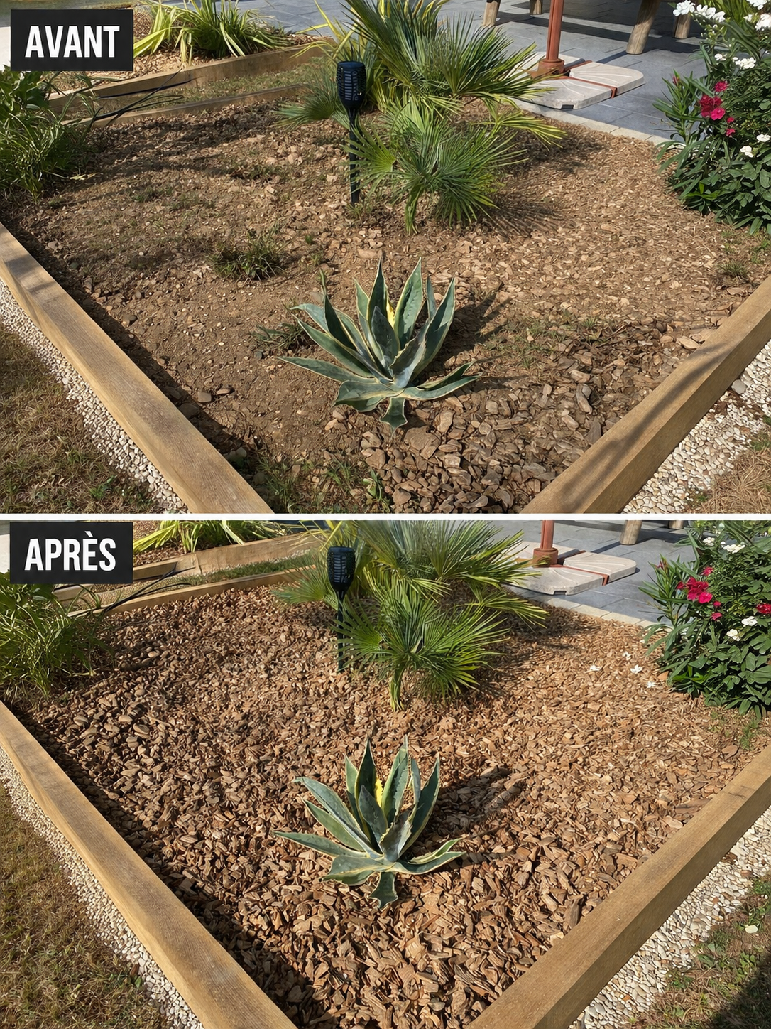 Plaquette forestière décorative en vrac – Paillage naturel pour vos extérieurs 🌿