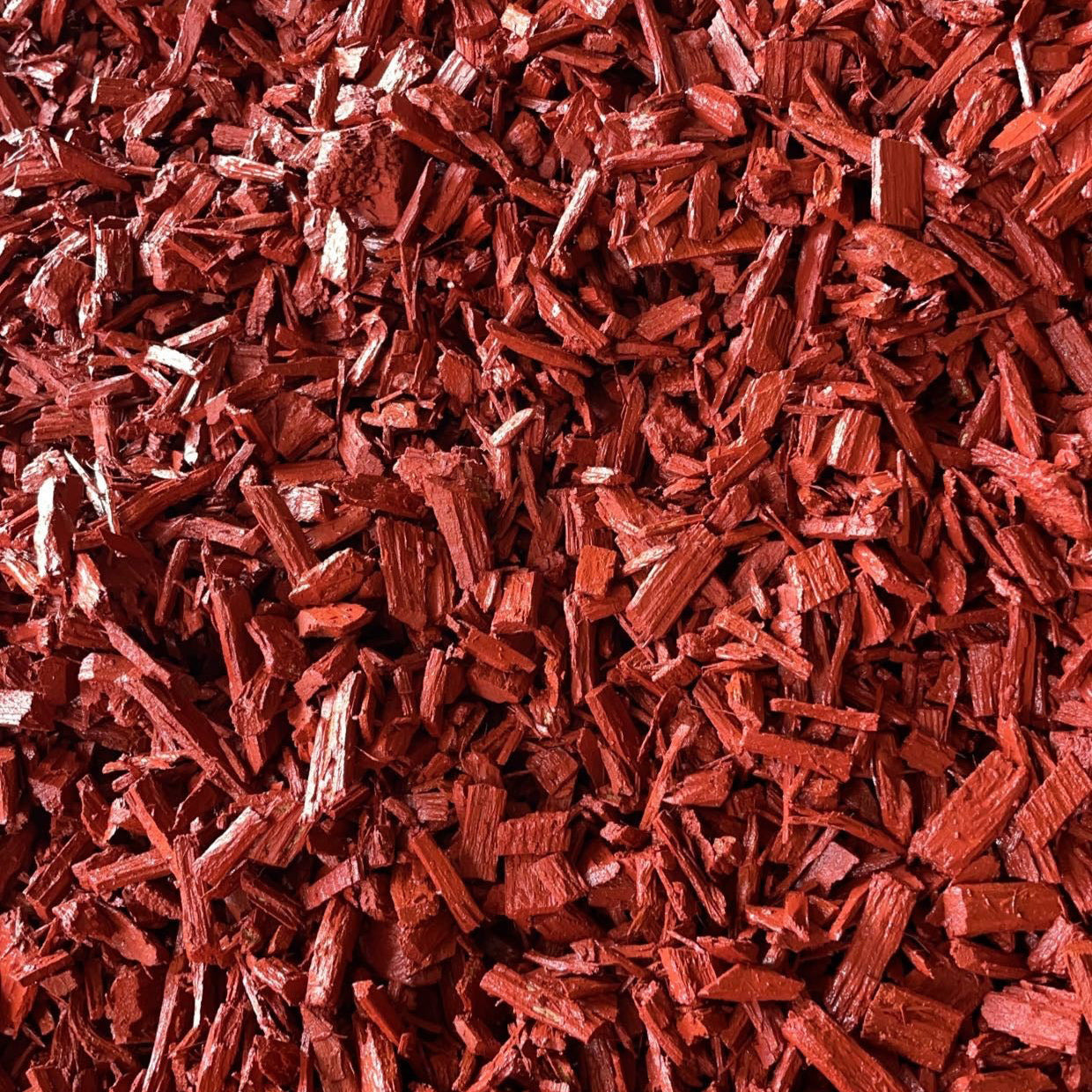 Plaquette forestière décorative en vrac – Paillage Rouge pour vos extérieurs 🌿
