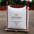 Big Bag 1 m³ – Plaquette de bois décorative rouge